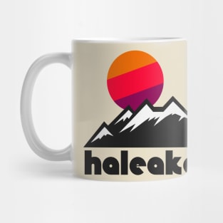 Retro Haleakala ))(( Tourist Souvenir National Park Design Mug